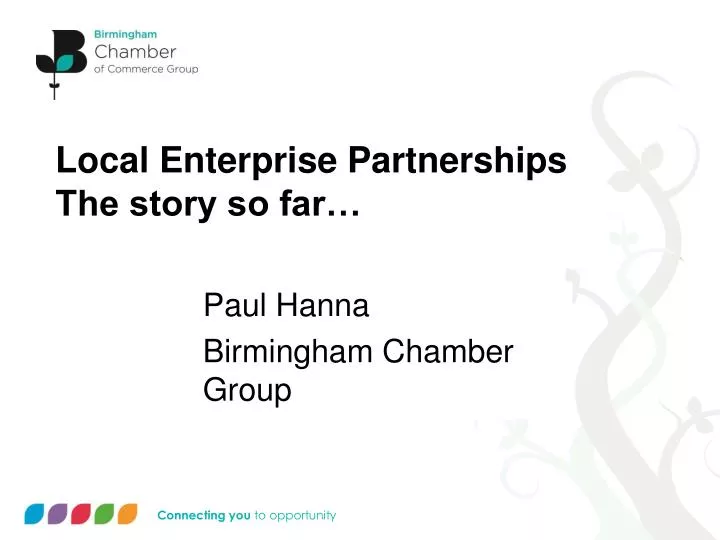 local enterprise partnerships the story so far
