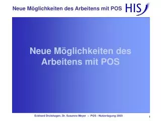 neue m glichkeiten des arbeitens mit pos