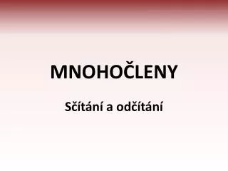 mnoho leny