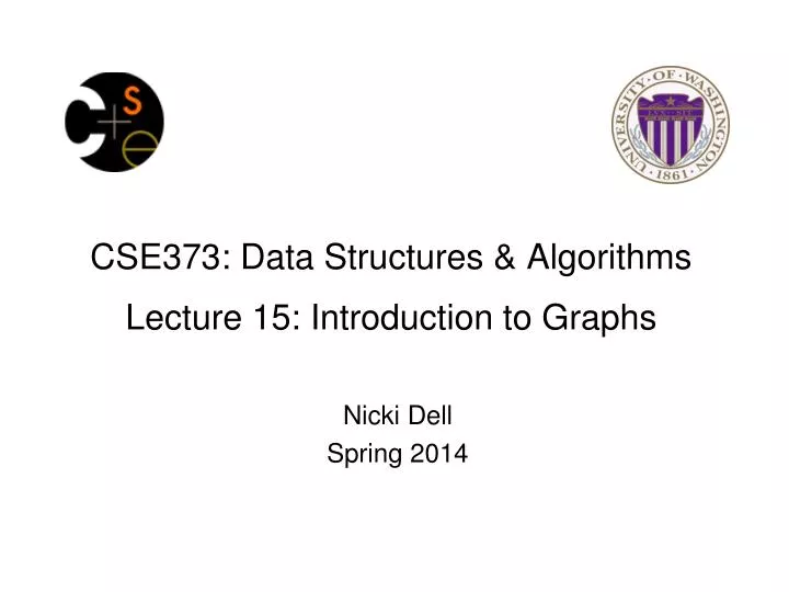 cse373 data structures algorithms lecture 15 introduction to graphs
