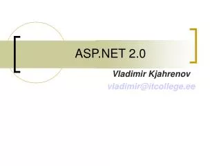 asp net 2 0