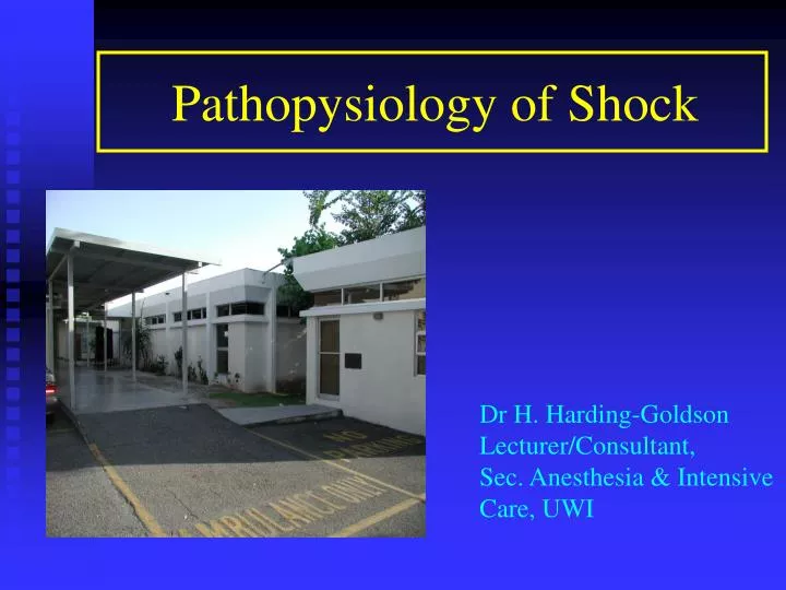 pathopysiology of shock