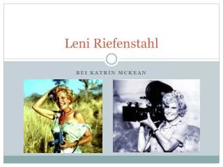 Leni Riefenstahl