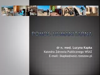pomoc humanitarna