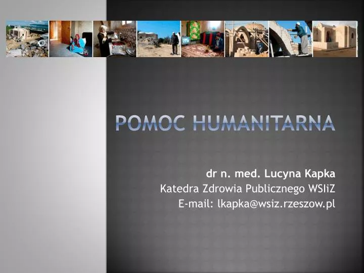 pomoc humanitarna