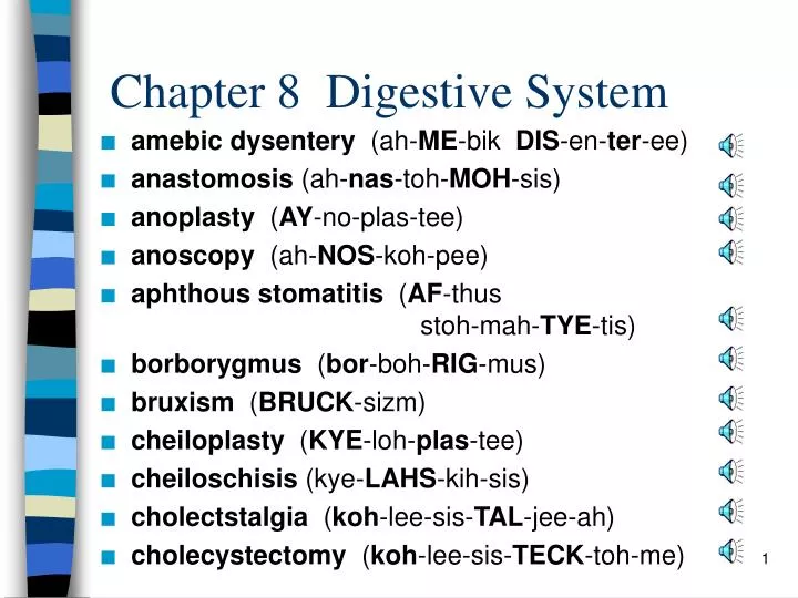 chapter 8 digestive system