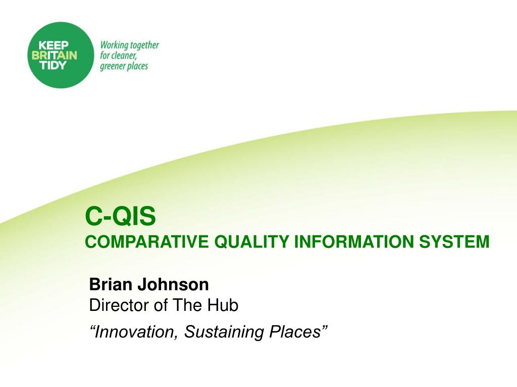 PPT - C-QIS COMPARATIVE QUALITY INFORMATION SYSTEM PowerPoint ...