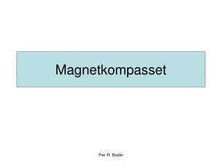 magnetkompasset