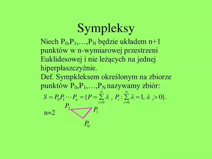 sympleksy