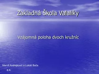 zakladn kola valaliky