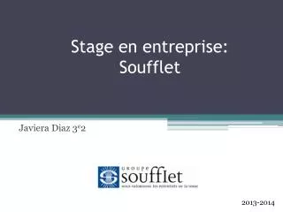 stage en entreprise soufflet