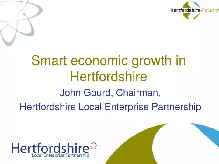 smart economic growth in hertfordshire