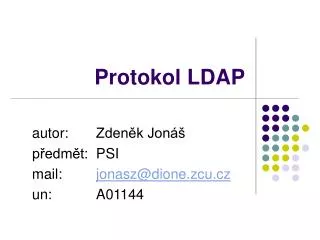 protokol ldap