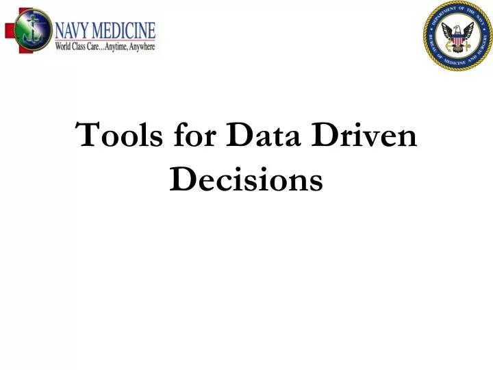 tools for data driven decisions