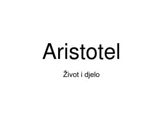 aristotel