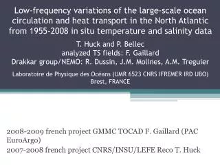 2008-2009 french project GMMC TOCAD F. Gaillard (PAC EuroArgo) ?