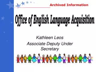 Kathleen Leos Associate Deputy Under Secretary