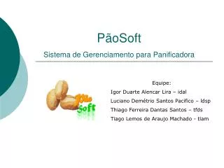 p osoft sistema de gerenciamento para panificadora