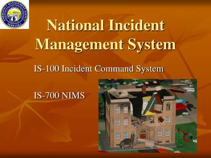 national incident management system