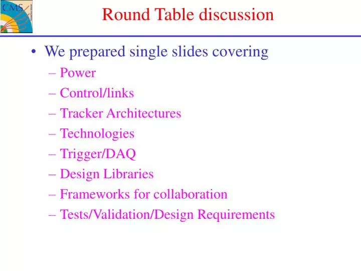 round table discussion