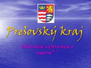 z kladn inform cie o regi ne
