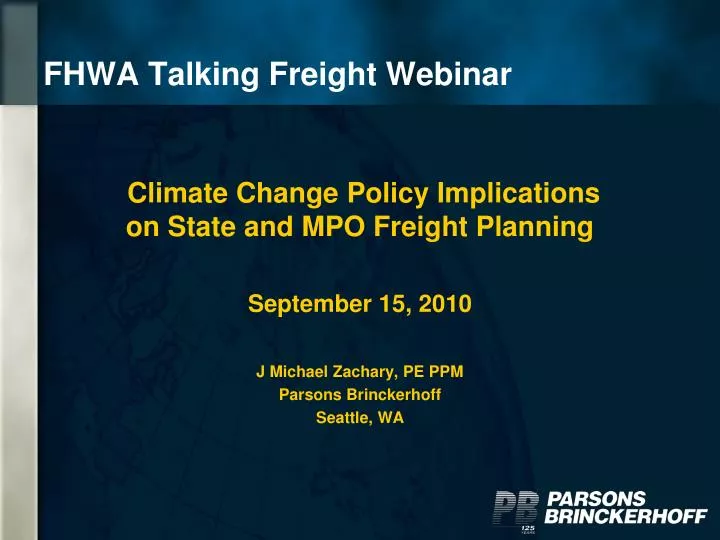 fhwa talking freight webinar