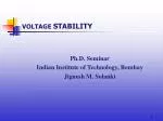 VOLTAGE STABILITY - slide 1