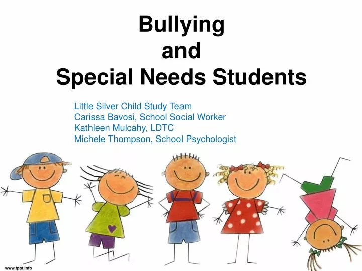 bullying and special needs students