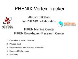 PHENIX Vertex Tracker