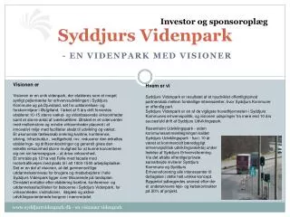 syddjurs videnpark
