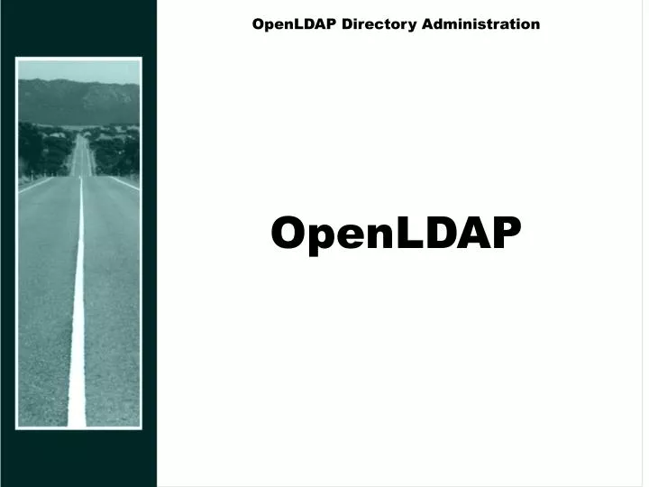 openldap directory administration openldap