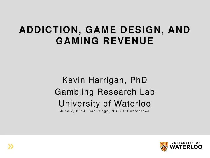 addiction game design and gaming revenue