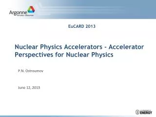 Nuclear Physics Accelerators ? Accelerator Perspectives for Nuclear Physics