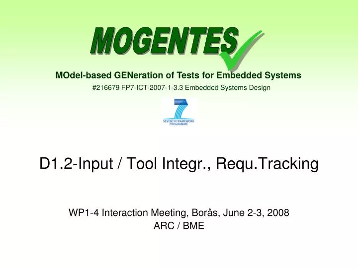 d1 2 input tool integr requ tracking