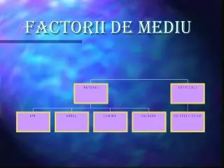 factorii de mediu