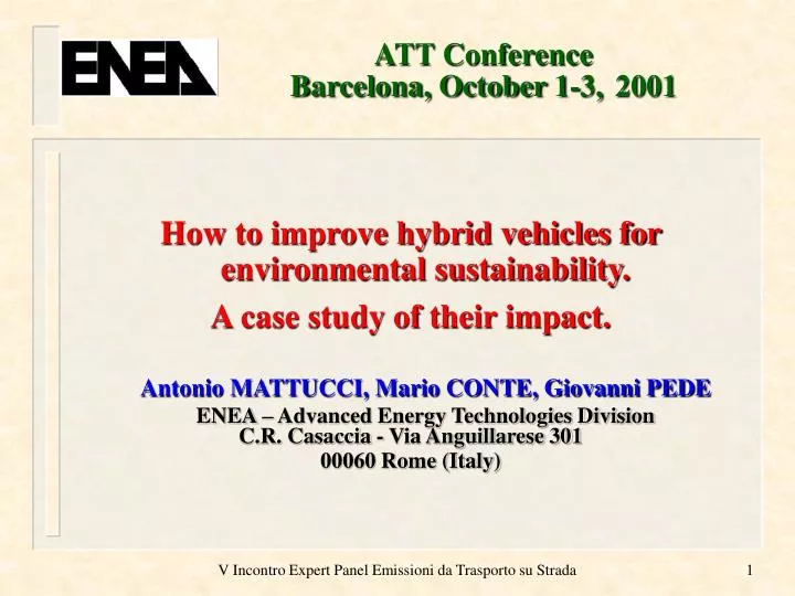 att conference barcelona october 1 3 2001