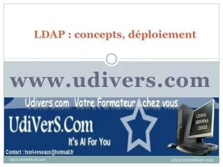 LDAP : concepts, déploiement