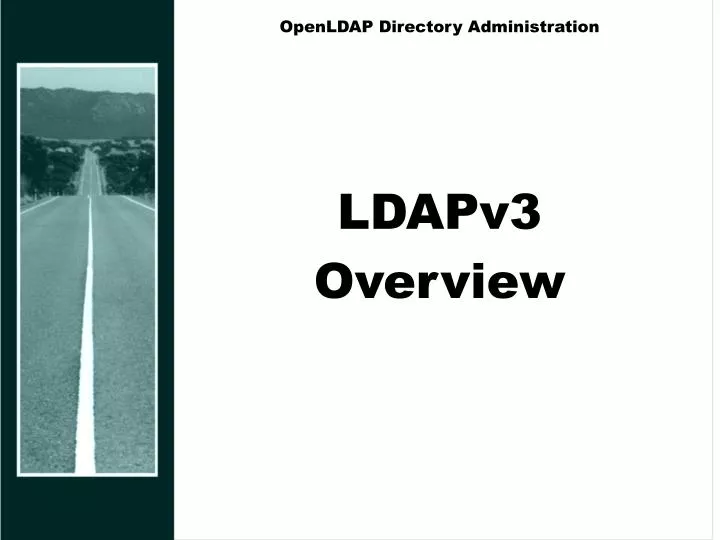 openldap directory administration ldapv3 overview