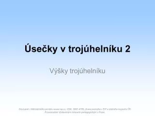 se ky v troj heln ku 2