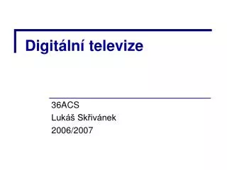 digit ln televize
