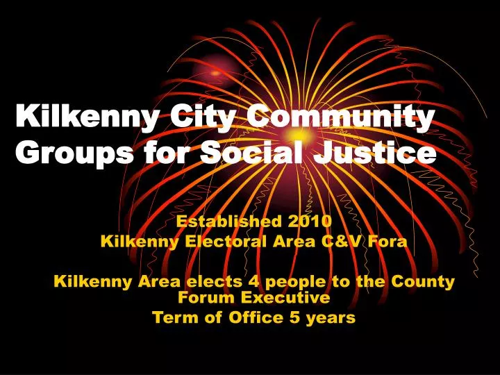 kilkenny city community groups for social justice