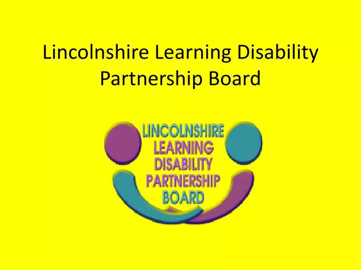 lincolnshire learning disability partnership board
