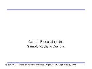 Central Processing Unit Sample Realistic Designs