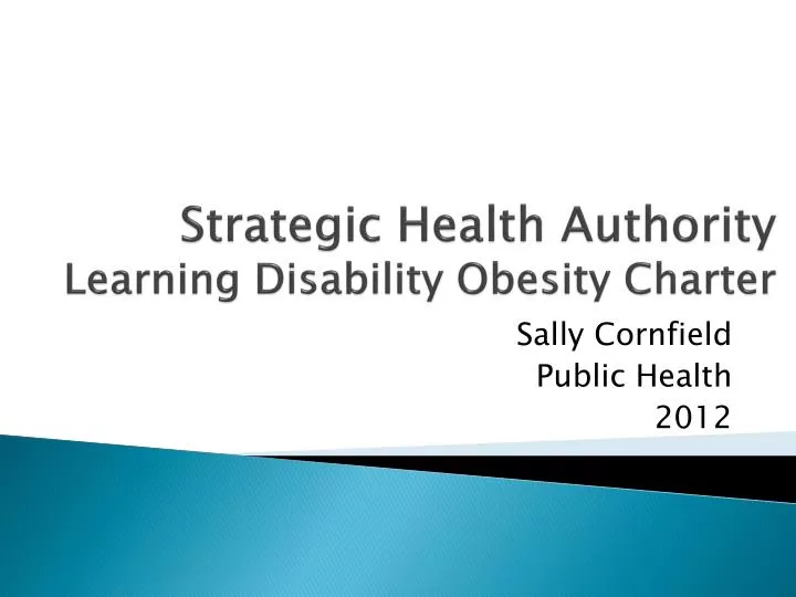 strategic health authority learning disability obesity charter