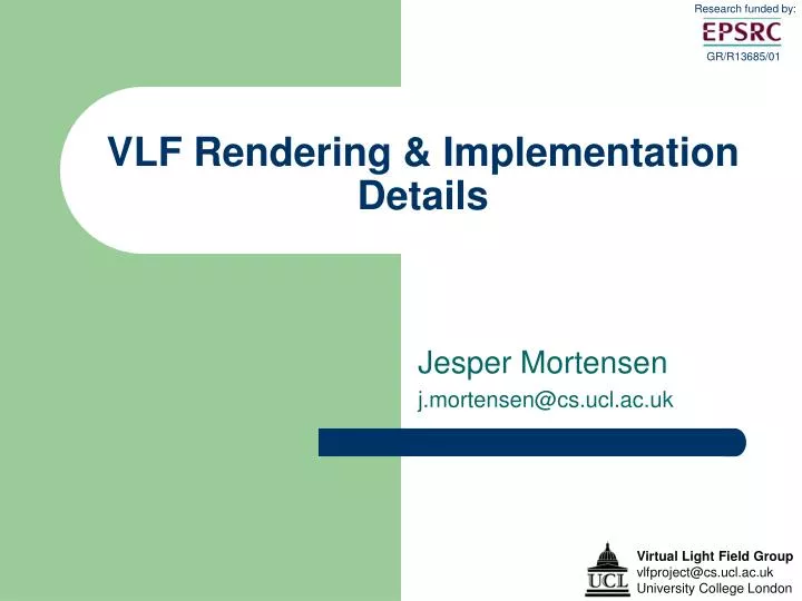 vlf rendering implementation details