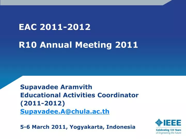 eac 2011 2012 r10 annual meeting 2011