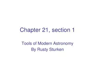Chapter 21, section 1