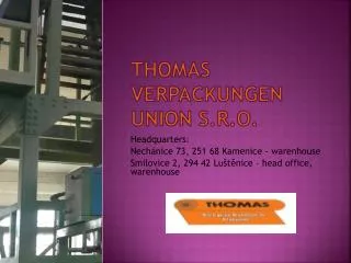 Thomas Verpackungen Union s.r.o.