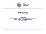 Web quality