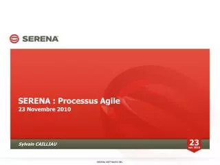 serena processus agile